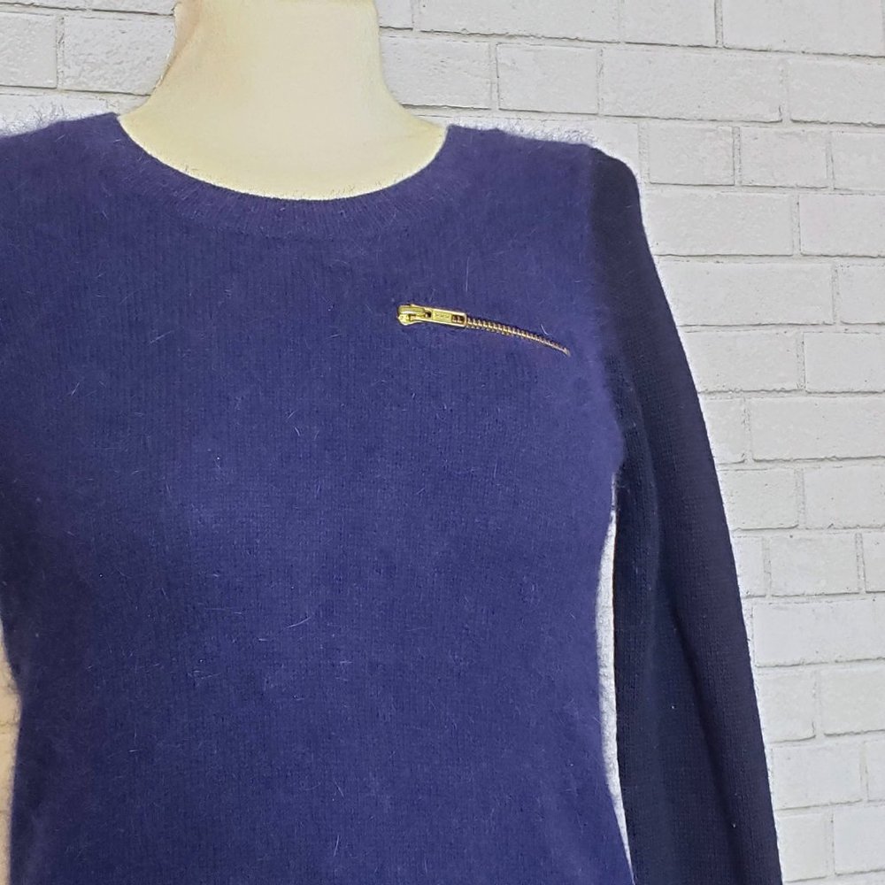 Wallace | Madewell Blue Cashmere Sweater Dress - Picture 2 of 6